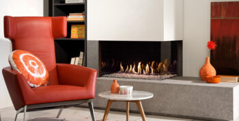 Газовий камін Kalfire G85/44C L/R