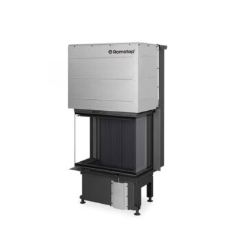 Камінна топка Romotop IMPRESSION C 2g L 67.61.34.21 тристороння з вертикальним відкриванням, темний шамот