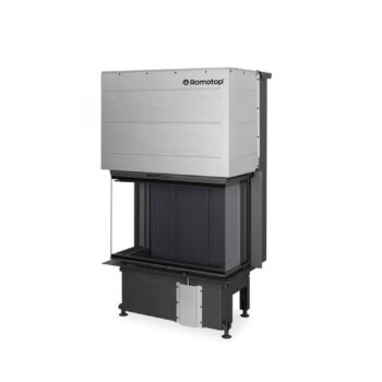 Камінна топка Romotop IMPRESSION C 2g L 80.61.34.21 тристороння з вертикальним відкриванням, темний шамот