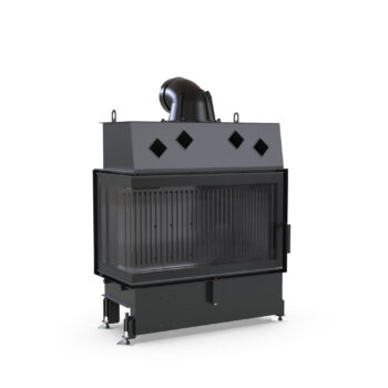 Камінна топка XF- Corner L/R 900 graphite