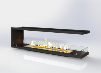 Вбудований біокамін Gloss Fire Очаг Focus MS-арт.002