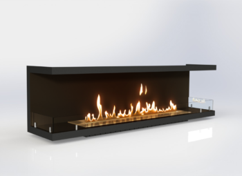 Вбудований біокамін Gloss Fire Очаг MS-арт.004