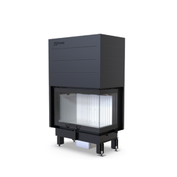 Камінна топка XF Pro Corner R 800 GD white