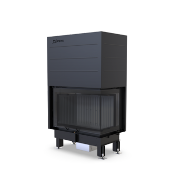 Камінна топка XF Pro Corner R 800 GD graphite