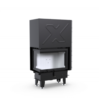 Камінна топка XF Slim Corner L 700 GD white