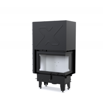 Камінна топка XF Slim Corner R 700 GD white